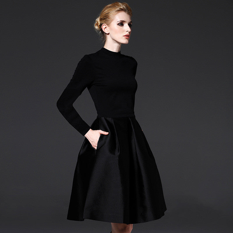 Robe Noire Légère & Élégante