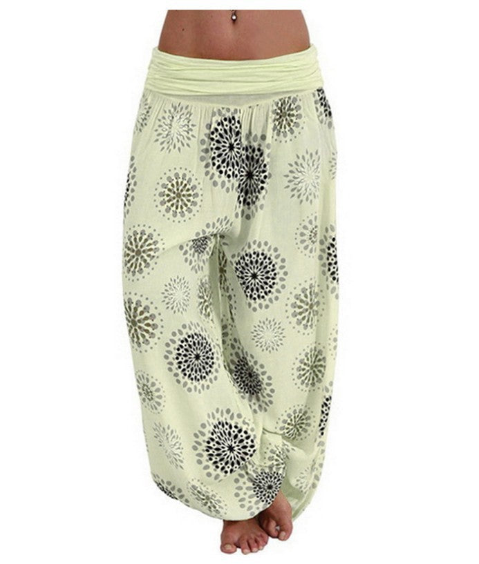 Pantalon Sarouel Femme Style Bohème – Coupe Large Ultra Confort VEV38773