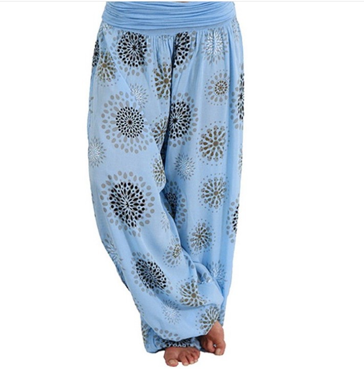 Pantalon Sarouel Femme Style Bohème – Coupe Large Ultra Confort VEV38773