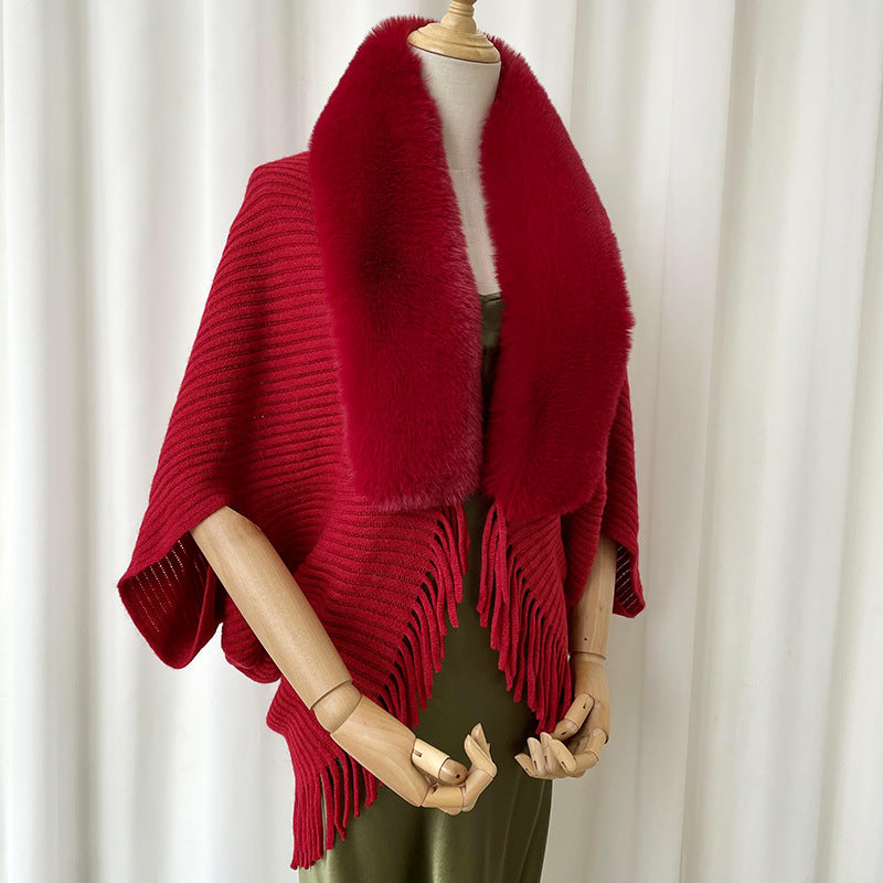 Étole Femme Cachemire Rouge Luxe