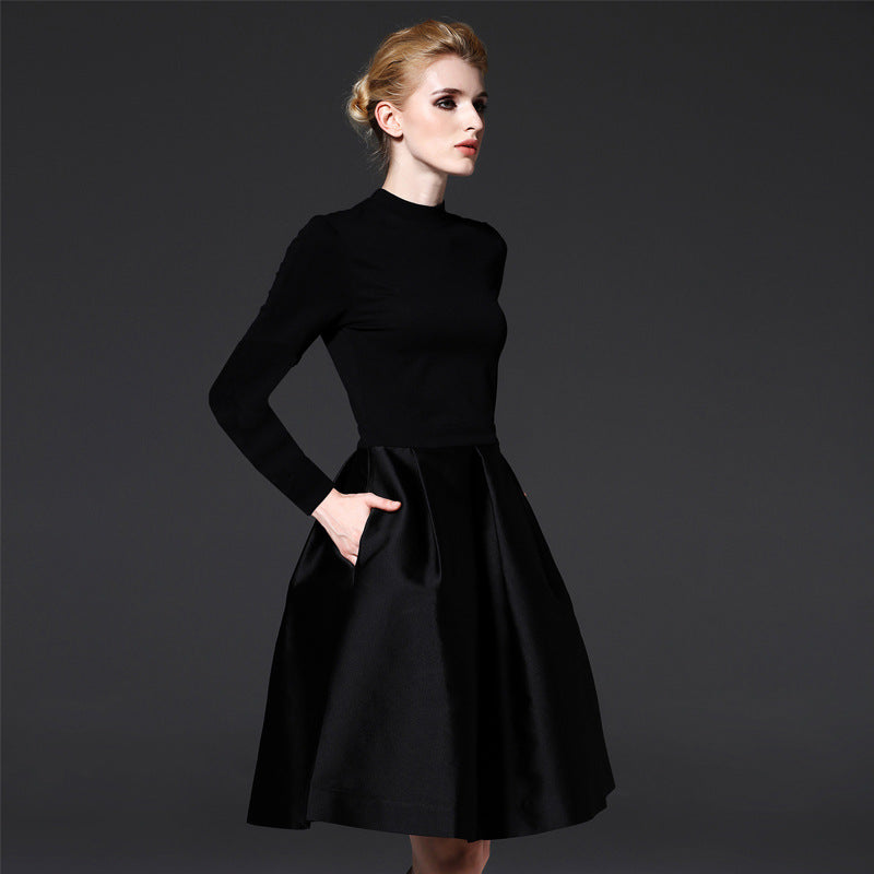 Robe Noire Légère & Élégante