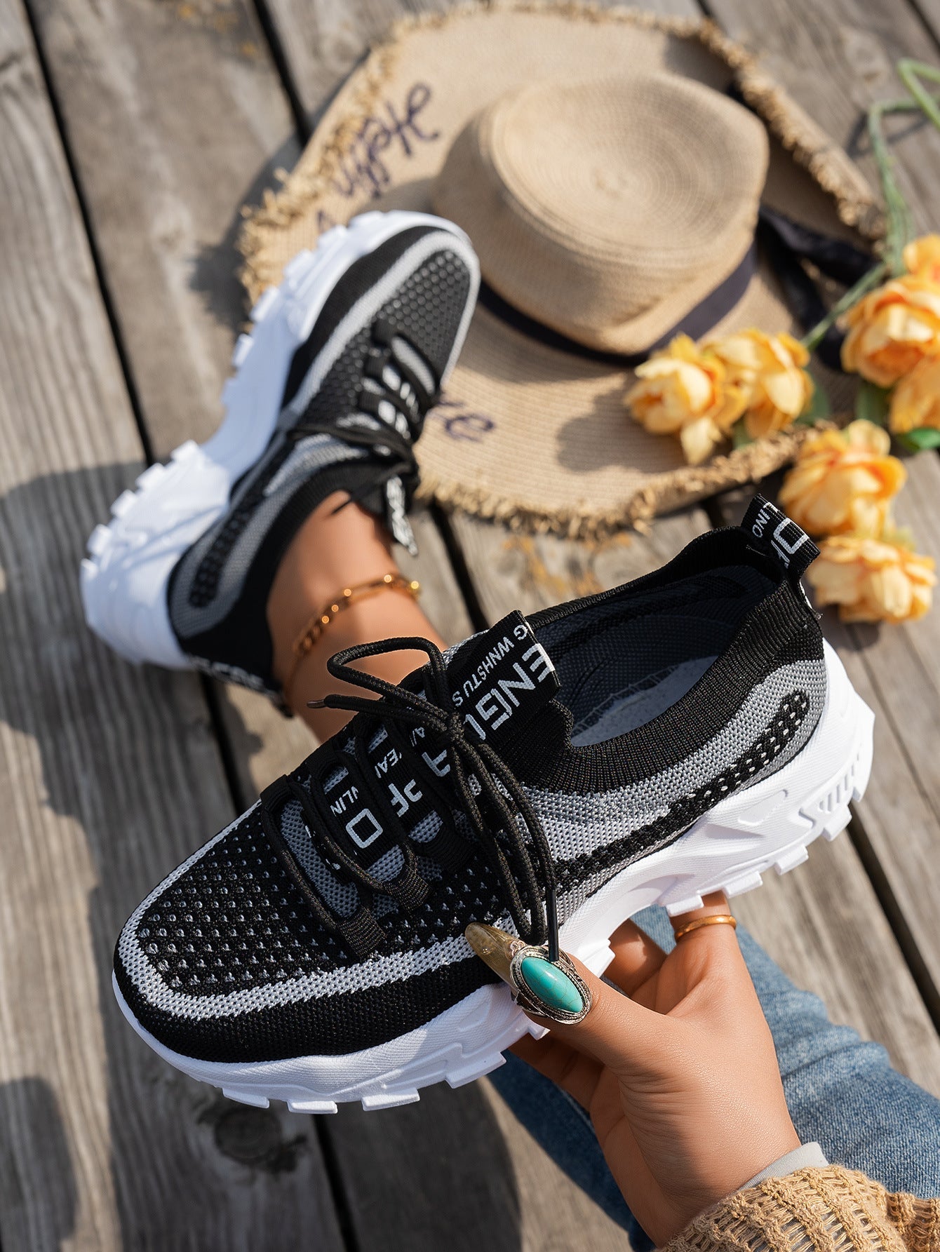 Baskets femme Flyknit respirantes